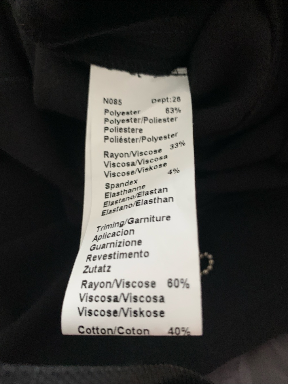 NWT French Designer Gerard Darel Elegant Drape Front Black Crepe Cocktail Dress - Picture 10 of 10